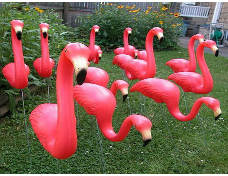 Flamingos, outdoor hunting bait