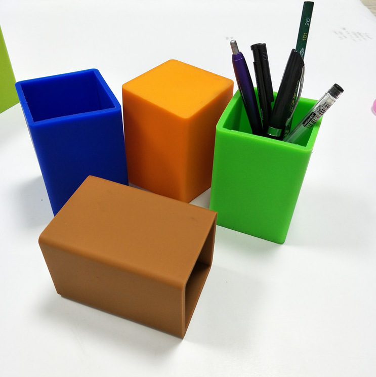 Square silicone pen holder, sil